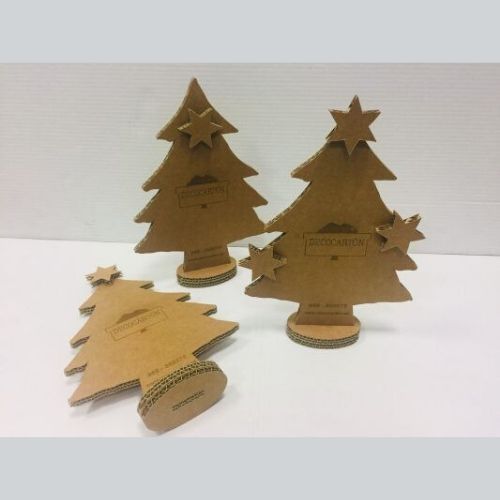 Arbol cartón grabado