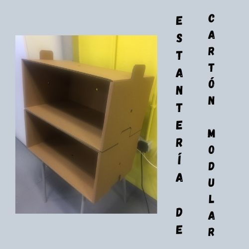 Estantería de cartón
